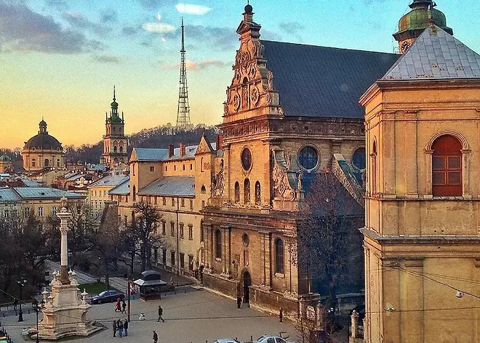 двокімнатна в старому львові Lägenhet Lviv